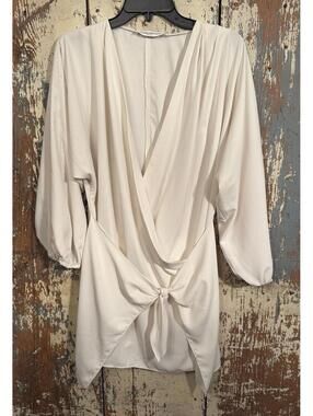Amanda Uprichard Calabra Dress, Ivory, size small
